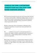 COMPLETE TEST BANK CONTEMPORARY LOGISTICS EXAM Q&A 2026 STUDY GUIDE SOLVED QUESTIONS GRADED A&plus;