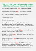 NSG 214 Final Exam Questions and Answers  &lpar;100&percnt; Correct Answers&rpar; Already Graded A&plus; 