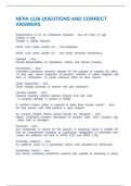 NFPA 1126 QUESTIONS AND CORRECT ANSWERS