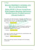 RELIAS&sol;PROPHECY GENERAL ICU  RN A V3 ACTUAL EXAM  Relias ED RN A Newest Actual Exam  With Complete Questions And Correct  Detailed Answers &lpar;Verified Answers&rpar;  &vert;Already Graded A&plus;