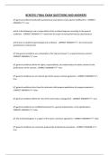 BCN3761 FINAL EXAM QUESTIONS AND ANSWERS