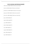 BIO 137 LAB EXAM 1 QUESTIONS AND ANSWERS