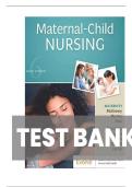 TEST BANK FOR Maternal-Child Nursing&comma; 6th Edition by Emily Slone McKinney ISBN&colon; 9780323697880 COMPLETE GUIDE 100&percnt; VERIFIED A&plus; GRADE ASSURED &excl;&excl;&excl;&excl;&excl;NEW LATEST UPDATE&excl;&excl;&excl;&excl;&excl;&excl;