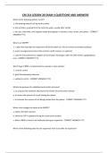 CM 214 LESSON 28 EXAM 4 QUESTIONS AND ANSWERS  Which of the following defines runoff&quest;  a&period; the wearing away of soil by wind or water   b&period; the soil that is washed from the land into water&comma; usually after rainfall   c&period; the rain&comma; snow melt&comma; and irrigation wate