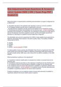 Risk Adjustment Exam Questions & Answers &ndash; Latest Update 2026 &vert; CRC &sol; Exam Prep PDF &vert;  Graded A&plus;