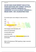 NCCER 26403 EXAM NEWEST 2026 ACTUAL  EXAM QUESTIONS AND CORRECT DETAILED  ANSWERS &lpar;VERIFIED ANSWERS&rpar; ALL  ANSWERED &lbrace;15 Q & A&rcub; ALREADY GRADED A&plus; &vert;  BRAND NEW&excl; &vert; 100&percnt; GUARANTEED PASS