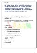 AAPC CPB - CHAPTER 8 PRACTICAL APPLICATION  EXAM NEWEST 2026 ACTUAL EXAM QUESTIONS  AND CORRECT DETAILED ANSWERS &lpar;VERIFIED  ANSWERS&rpar; ALL ANSWERED&sol; ALREADY GRADED A&plus; &vert;  BRAND NEW&excl; &vert; 100&percnt; GUARANTEED PASS