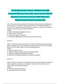 ATI RN Med Surg Proctored &sol; RN Med Surg 2026 Proctored RN Exam Actual New Latest Version With All Questions And Correct Answers With Rationale &vert; Medical-Surgical Nursing Assessment