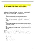 GERI FINAL EXAM 1 QUESTIONS AND ANSWERS &vert; LATEST UPDATE 2026&sol;2027 &vert; GRADED A&plus;&period;