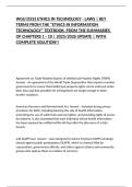 WGU D333 ETHICS IN TECHNOLOGY - LAWS &vert; KEY TERMS FROM THE "ETHICS IN INFORMATION TECHNOLOGY" TEXTBOOK&period; FROM THE SUMMARIES OF CHAPTERS 1 - 10 &vert; 2025&sol;2026 UPDATE &vert; WITH COMPLETE SOLUTION&excl;&excl;