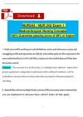 Galen NUR 242 Exam 1 Med-Surg Tested &lpar;Latest 2025 &sol; 2026&rpar; Questions with Revised Rationalized Answers&comma; &lpar;A&plus; Guarantee&rpar;