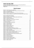 Test Bank for Psychiatric Mental Health Nursing&colon; Concepts of Care in Evidence-Based Practice 9th Edition &lpar;2017&rpar; by Mary C&period; Townsend & Karyn I&period; Morgan &vert; Chapters 1&ndash;38 &vert;