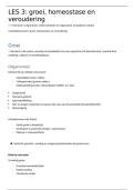 LES 3 groei&comma; gezonheid en homeostase 