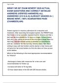 NR607&sol; NR 607 EXAM NEWEST 2026 ACTUAL  EXAM QUESTIONS AND CORRECT DETAILED  ANSWERS &lpar;VERIFIED ANSWERS&rpar; ALL  ANSWERED &lbrace;310 Q & A&rcub; ALREADY GRADED A&plus; &vert;  BRAND NEW&excl; &vert; 100&percnt; GUARANTEED PASS  &lpar;CHAMBERLAIN&rpar;