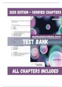 TEST BANK FOR Pathophysiology&colon; A Practical Approach 5th Edition by Lachel Story ISBN&colon;978-1284288094 COMPLETE GUIDE ALL CHAPTERS COVERED WITH RATIONALES 100&percnt; VERIFIED A&plus; GRADE ASSURED&excl;&excl;&excl;&excl;&excl;&excl;NEW LATEST UPDATE&excl;&excl;&excl;&excl;&excl;