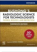TEST BANK FOR Bushong&rsquo;s Radiologic Science for Technologists&colon; Physics&comma; Biology&comma; and Protection 13th Edition by Stewart C&period; Bushong&comma; Elizabeth Shields ISBN&colon;978-0323765367 COMPLETE GUIDE 100&percnt; VERIFIED A&plus; GRADE ASSURED&excl;&excl;&excl;&excl;NEW LATEST UPDATE&excl;&excl;&excl;&excl;