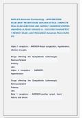 NURS 676 Advanced Pharmacology &ndash; APRN MIDTERM   EXAM &comma;MOST RECENT EXAM  2025&sol;2026 ACTUAL COMPLETE  REAL EXAM QUESTIONS AND CORRECT ANSWERS&lpar;VERIFIED  ANSWERS&rpar; ALREADY GRADED A&plus; &vert; SUCCESS GUARANTEED  &excl;&excl; NEWEST EXAM &vert; JUST RELEASED&excl;&excl; Advanced Pharm NURS  676