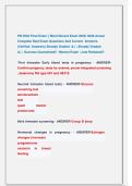 PN 3004 Final Exam &vert;&vert; Most Recent Exam 2025&vert; 2026 Actual  Complete Real Exam Questions And Correct  Answers   &lpar;Verified  Answers&rpar; Already Graded  A&plus; &vert; Already Graded                 A&plus; &vert; Success Guaranteed&excl;&excl;  Newest Exam &vert; Just Released&excl;&excl; 