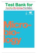 Test Bank for OpenStax Microbiology First Edition by Nina Parker&comma; Mark Schneegurt&comma; Anh-Hue Thi Tu&comma; Brian Forster and Philip Lister isbn-9781938168147