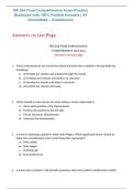 NR 304 Chamberlain University 2026&sol;2027 &ndash; Final Comprehensive Exam Practice Questions with 100&percnt; Verified Answers