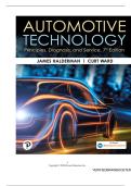 TEST BANK FOR Automotive Technology&colon; Principles&comma; Diagnosis&comma; and Service 7th Edition by James Halderman&comma; Curt Ward ISBN&colon;978-0135434161 COMPLETE GUIDE ALL CHAPTERS COVERED 100&percnt; VERIFIED A&plus; GRADE ASSURED&excl;&excl;&excl;&excl;&excl;NEW LATEST UPDATE&excl;&excl;&excl;&excl;&excl;