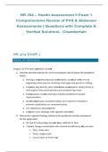 Package deal for NR 304 Chamberlain University 2026&sol;2027 &ndash; Comprehensive Exam Practice Questions with 100&percnt; Verified Answers