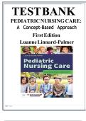 Pediatric Nursing Care&colon; A Concept-Based Approach 1st Edition Test Bank by Luanne Linnard-Palmer