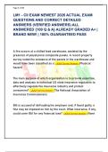 LM1 - CII EXAM NEWEST 2026 ACTUAL EXAM  QUESTIONS AND CORRECT DETAILED  ANSWERS &lpar;VERIFIED ANSWERS&rpar; ALL  ANSWERED &lbrace;100 Q & A&rcub; ALREADY GRADED A&plus; &vert;  BRAND NEW&excl; &vert; 100&percnt; GUARANTEED PASS