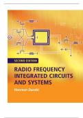 SOLUTION MANUAL FOR Radio Frequency Integrated Circuits and Systems 2nd Edition by Hooman Darabi ISBN&colon;978-1107194755 COMPLETE GUIDE ALL CHAPTERS COVERED 100&percnt; VERIFIED A&plus; GRADE ASSURED&excl;&excl;&excl;&excl;&excl;NEW LATEST UPDATE&excl;&excl;&excl;&excl;