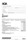 2025 AQA AS-LEVEL BIOLOGY PAPER 2 7401&sol;2 QUESTION PAPER AND MARK SCHEME MERGED