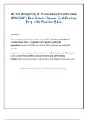 BOMI Budgeting and Accounting Exam Guide 2027&colon; Practice Questions & Answers