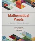 SOLUTION MANUAL FOR Mathematical Proofs&colon; A Transition to Advanced Mathematics 4th Edition by Gary Chartrand&comma; Albert Polimeni ISBN&colon;978-0134746753 COMPLETE GUIDE ALL CHAPTERS COVERED 100&percnt; VERIFIED A&plus; GRADE ASSURED&excl;&excl;&excl;&excl;&excl;&excl;NEW LATEST UPDATE&excl;&excl;&excl;&excl;&excl;&excl;