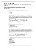 Test Bank for Priorities in Critical Care Nursing&comma; 9th Edition by Linda D&period; Urden&comma; Kathleen M&period; Stacy & Mary E&period; Lough &vert; Chapters 1&ndash;27 Complete A&plus; Guide