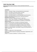 Test Bank for Professional Nursing Concepts & Challenges&comma; 9th Edition by Beth Black PhD&comma; RN&comma; FAAN &vert; Chapters 1&ndash;16 Complete A&plus; Guide