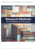 TEST BANK FOR Research Methods for the Behavioral Sciences 7th Edition by Frederick J Gravetter&semi; Lori-Ann B&period; Forzano ISBN&colon;9798214143613 COMPLETE GUIDE ALL CHAPTERS COVERED 100&percnt; VERIFIED A&plus; GRADE ASSURED&excl;&excl;&excl;&excl;&excl;NEW LATEST UPDATE&excl;&excl;&excl;&excl;&excl;&excl;