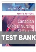 TEST BANK FOR Perry & Potter's Canadian Clinical Nursing Skills and Techniques&comma; 2nd Edition by Shelley Cobbett ISBN&colon;9780323827447 COMPLETE GUIDE ALL CHAPTERS COVERED 100&percnt; VERIFIED A&plus; GRADE ASSURED&excl;&excl;&excl;&excl;&excl;&excl;NEW LATEST UPDATE&excl;&excl;&excl;&excl;&excl;