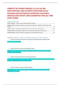 DAANCE Modules 1-5 &ndash; 600 Real & Authentic Questions 2024-2025&comma; Guaranteed Pass Study Guide