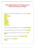 CSET Spanish Subtest 2 &ndash; 397 Questions with 100&percnt; Correct Answers