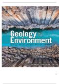 TEST BANK FOR Geology and the Environment&colon; Living with a Dynamic Planet 8th Edition by Paul Bierman&comma; Richard Hazlett ISBN&colon;978-0357851654 COMPLETE GUIDE ALL CHAPTERS COVERED 100&percnt; VERIFIED A&plus; GRADE ASSURED&excl;&excl;&excl;&excl;&excl;NEW LATEST UPDATE&excl;&excl;&excl;&excl;