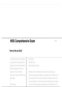 HESI Comprehensive Exam &ndash; Questions and Answers Solved Correctly