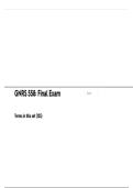 GNRS 558 Final Exam &vert; Chapters 61-64 Study Guide & Practice Questions