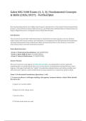 Galen NSG 3100 Exams 1&comma; 2&comma; 3 &vert; Fundamental Nursing Concepts & Skills Complete Bundle
