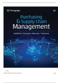 TEST BANK FOR Purchasing and Supply Chain Management 8th edition by Robert Handfield&comma; Larry Giunipero&comma; Robert Monczka ISBN&colon;979-8214042039 COMPLETE GUIDE ALL CHAPTERS COVERED 100&percnt; VERIFIED A&plus; GRADE ASSURED&excl;&excl;&excl;NEW LATEST UPDATE&excl;&excl;&excl;&excl;&excl;