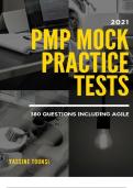 PMP Mock Practice Tests 2021 &vert; 380 Questions Including Agile