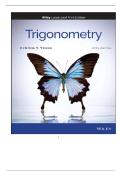 TEST BANK FOR Trigonometry 5th Edition by Cynthia Y&period; Young ISBN&colon;978-1119742623 COMPLETE GUIDE ALL CHAPTERS COVERED 100&percnt; VERIFIED A&plus; GRADE ASSURED&excl;&excl;&excl;&excl;NEW LATEST UPDATE&excl;&excl;&excl;&excl;