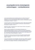 encyclopedie tot de criminologische wetenschappen &ndash; voorbeeldexamen