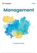 TEST BANK FOR Management 14th Edition by Ricky Griffin ISBN&colon;978-8214042535 COMPLETE GUIDE ALL CHAPTERS COVERED 100&percnt; VERIFIED A&plus; GRADE ASSURED&excl;&excl;&excl;&excl;&excl;NEW LATEST UPDATE&excl;&excl;&excl;&excl;&excl;