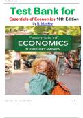 Test Bank for Essentials of Economics 10th Edition by N&period; Mankiw isbn-9780357723166