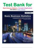 Test Bank for Basic Business Statistics&colon; Concepts and Applications 15th Edition by Mark L&period; Berenson isbn-9780138069384