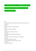 QMB 3200 MIDTERM UCF &lpar;2025&sol;2026 &rpar;Latest Questions with Verified and Correct Answers
